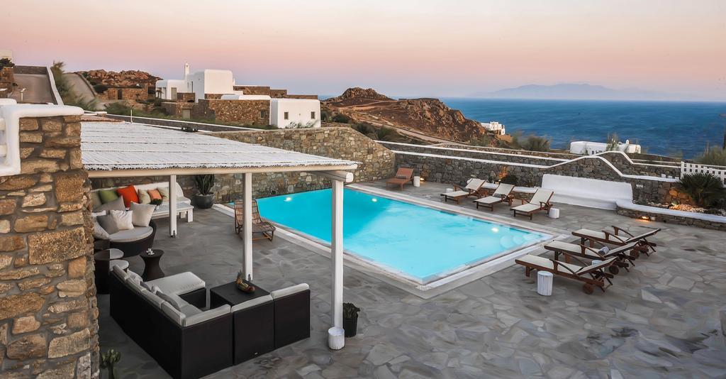 Mando Pool Villas W Sea Views - Five Bedrooms Super Paradise Beach  Eksteriør billede