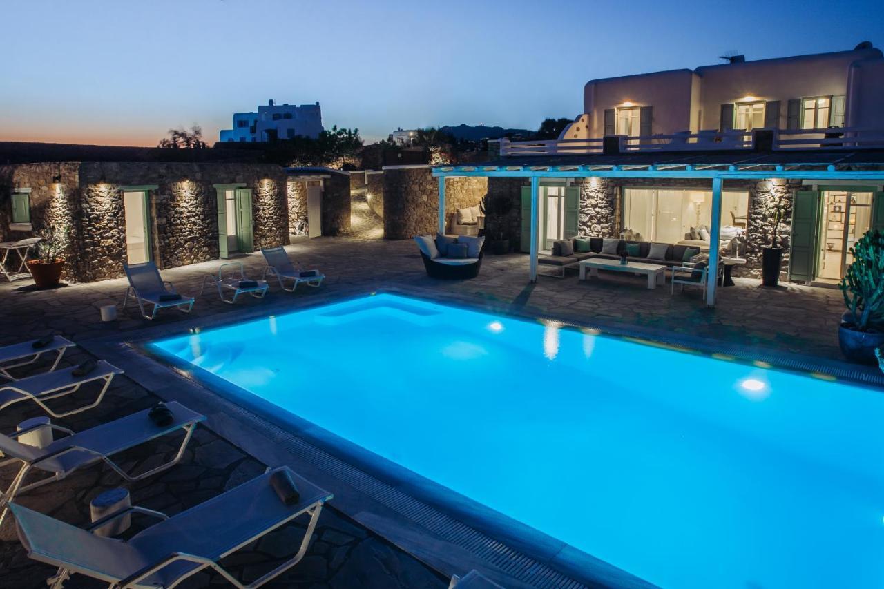 Mando Pool Villas W Sea Views - Five Bedrooms Super Paradise Beach  Eksteriør billede